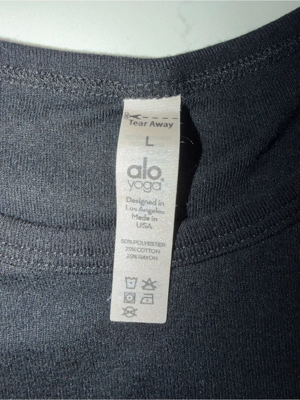 ALO Yoga Black Manifest Top